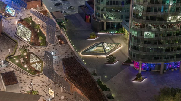 Dubai Uluslararası Finans Merkezi Ndeki Gate Bulvarı Nda Ofis Kulesine — Stok fotoğraf