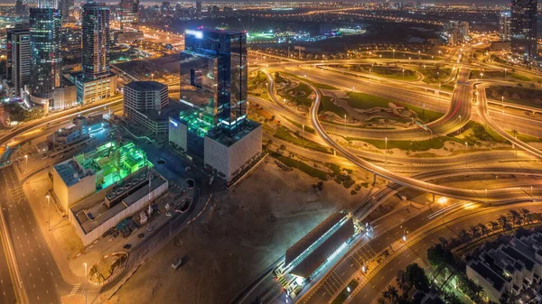 Повітряний Панорамний Вид Медійного Міста Району Висот Аль Барша Курсом — стокове фото