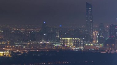 Dubai 'nin Deira ve Creek semtleri civarındaki binalar. Dubai, BAE.