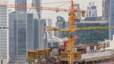 İnşaat alanı içinde Dubai timelapse, Birleşik Arap Emirlikleri