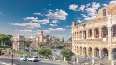 Kolezyum veya Kolezyum zaman atlaması, aynı zamanda Roma, İtalya 'daki Flavian Amfitiyatrosu olarak da bilinir.