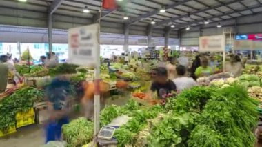 Ajman timelapse Emirliği pazarda meyve. Birleşik Arap Emirlikleri