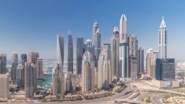 Dubai Marina karayolu kavşağı spagetti kavşağı zaman kavşağı