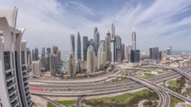 Dubai Marina karayolu kavşağı spagetti kavşağı zaman kavşağı