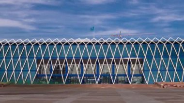 Bağımsızlık Sarayı. Zaman aşımı. Orta Asya, Kazakistan, Astana.