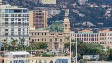 Monte Carlo Casino timelapse hava üstten görünüm taraflardan biri.