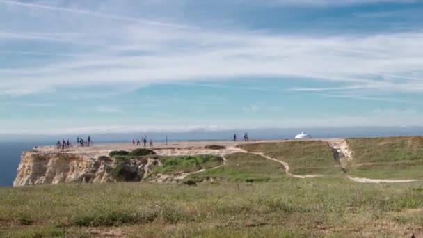 La costa cerca del cabo Espichel, Portugal timelapse — Vídeos de Stock