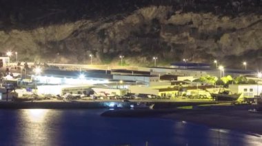 Sesimbra, Portekiz timelapse gecede