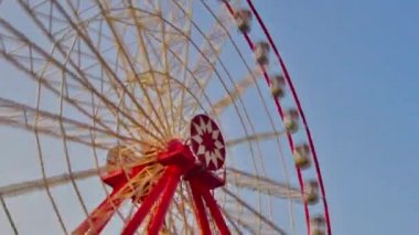 Gorki Central Park Kültür ve boş zaman Kharkov timelapse, Ukrayna