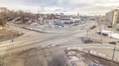 Ukrayna, Kharkov 'da şehrin hava trafiği kesişiyor.