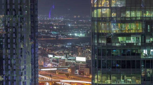 Villas Hôtel Célèbre Dans Ligne Horizon Centre Ville Dubaï Avec — Photo