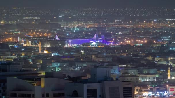 Pencakar Langit Distrik Barsha Heights Dan Banyak Rumah Villa Pada — Stok Video