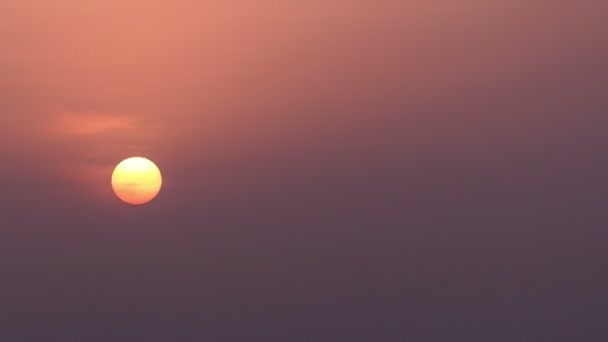 Matahari Terbit Dubai Dari Landasan Helikopter Burj Arab Timelapse — Stok Video
