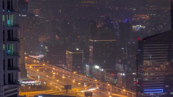 Dubai Luchtfoto Toont Alle Barsha Hoogtes Greens District Gebied Tijdens — Stockvideo