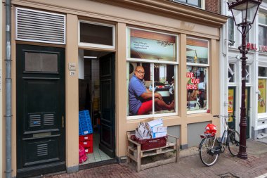 Amsterdam, Hollanda 10 Ekim 2021: Çin kenti 