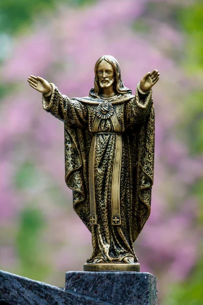 Beautiful Statue Jesus Christ Close Shot — Foto de Stock