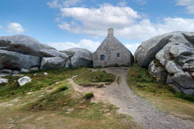 Site view of Meneham, Kerlouan, Brittany