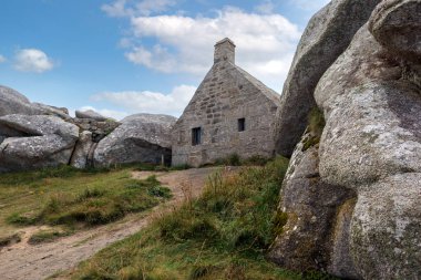 Site view of Meneham, Kerlouan, Brittany