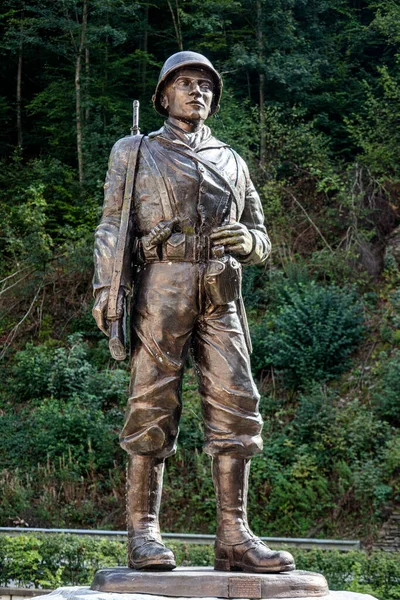 Conmemoración Segunda Guerra Mundial Clervaux Luxemburgo —  Fotos de Stock