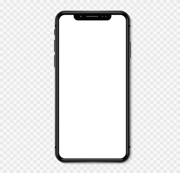 Telemóveis Mockup Smartphone Moda Modelo Para Infográficos Apresentação Ilustração Vetorial — Vetor de Stock