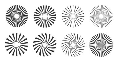 Güneş patlaması elementi radyal çizgiler veya güneş patlaması arkaplanları