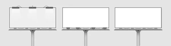 Prázdný Billboard Pro Vaši Reklamu Vektorová Ilustrace — Stockový vektor