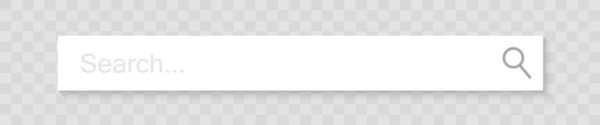 検索バー 検索ボックスベクトル — ストックベクタ