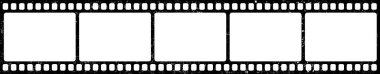 Grunge film retro sinema film vektörünü soydu