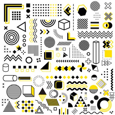 Soyut ve modaya uygun modern geometrik arka plan. Vektör arkaplanı