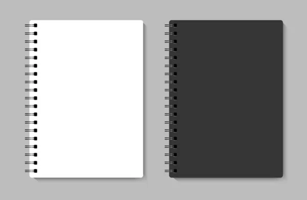 Realistisch Notitieboekje Model Voor Afbeelding Vectorillustratie — Stockvector