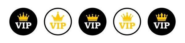 Icono Vector Vip Set Vector Ilustración — Archivo Imágenes Vectoriales