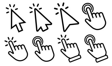 Vektör imleç simgeleri ayarlandı