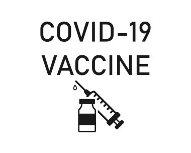 Covid-19 aşısını durdurun. Aşı simgesi
