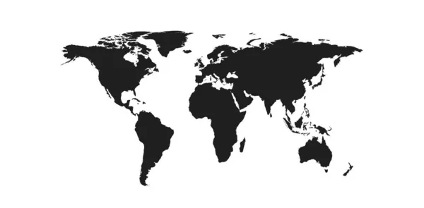 Mundo Mapa Globo Ilusão Vetor —  Vetores de Stock