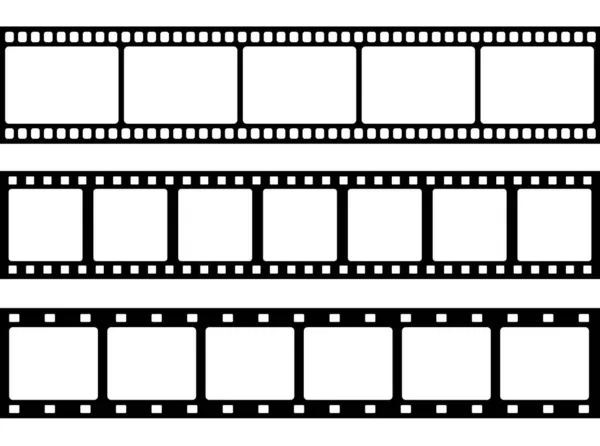 Set Film Strip Vector Illustration — 图库矢量图片