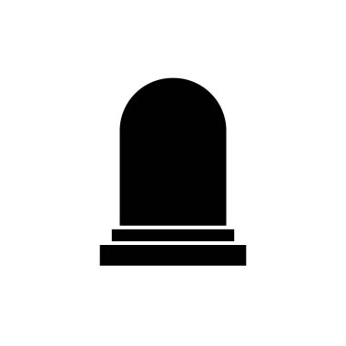 Mezar taşı vektör simgesi Cadılar Bayramı Taşı