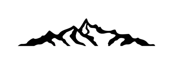 Bergpictogram Logo Pictogram Vectorillustratie — Stockvector