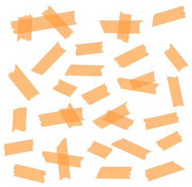 Tasarımınız için renkli kurdeleler. vektör illüstrasyonu