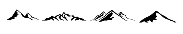 山地标志 矢量说明性图标 — 图库矢量图片