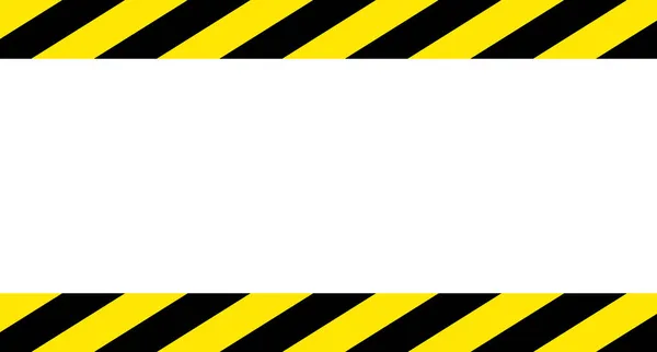 Black Yellow Line Striped Background Caution Tape — Stock Vector