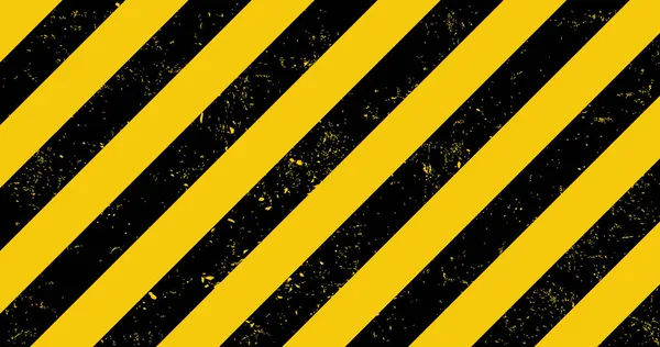 Black Yellow Line Striped Background Caution Tape — Stock Vector