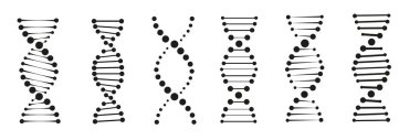 DNA simgesi vektör illüstrasyonu
