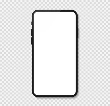 Moda akıllı telefon model cep telefonları. Bilgi grafikleri ya da sunum şablonu. Vektör illüstrasyonu