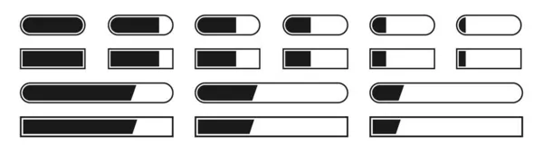 Laden Pictogram Ingesteld Witte Achtergrond — Stockvector