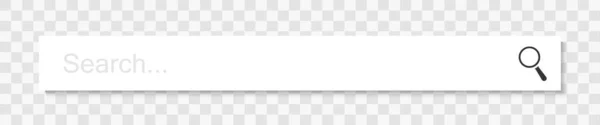 Web Arama Çubuğu Vektör Illüstrasyonu — Stok Vektör