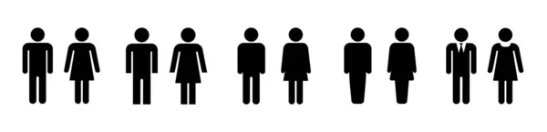 浴室Wc标志 厕所的标志 矢量图解 — 图库矢量图片