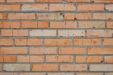 Kırmızı tuğla duvar dokusu arka plan. Tuğla duvar dokusu.
