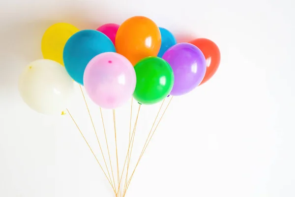 Des Ballons Multicolores Nombreux Ballons Colorés Festifs Joyeux — Photo