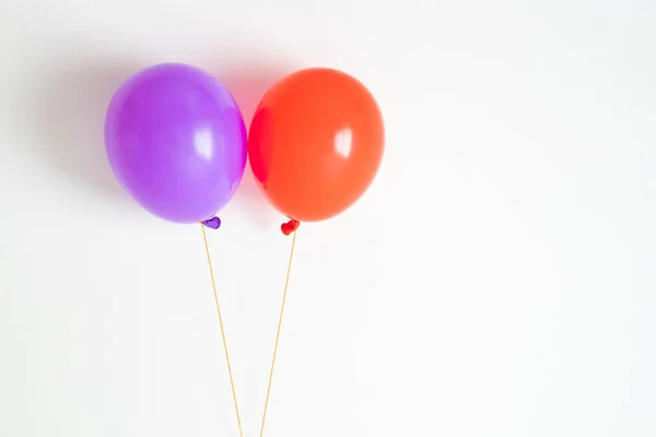 Des Ballons Multicolores Nombreux Ballons Colorés Festifs Joyeux — Photo