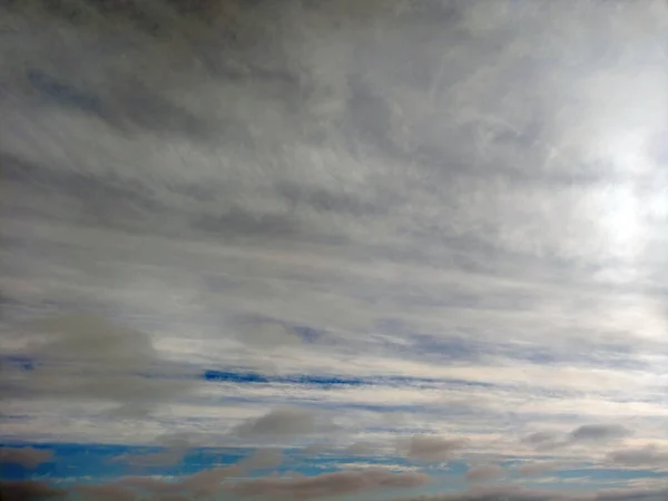 Céu Nublado Céu Está Coberto Nuvens Textura Céu — Fotografia de Stock